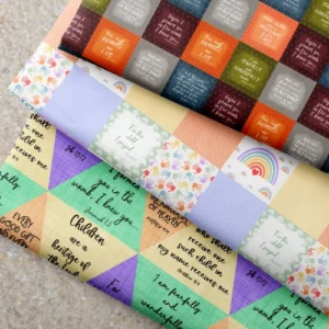 baby quilt fabrics by the mad craft duckie studio