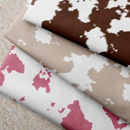 cowhide fabrics by the mad craft duckie studio