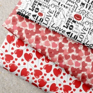 sweet sentiments valentines fabrics by the mad craft duckie studio